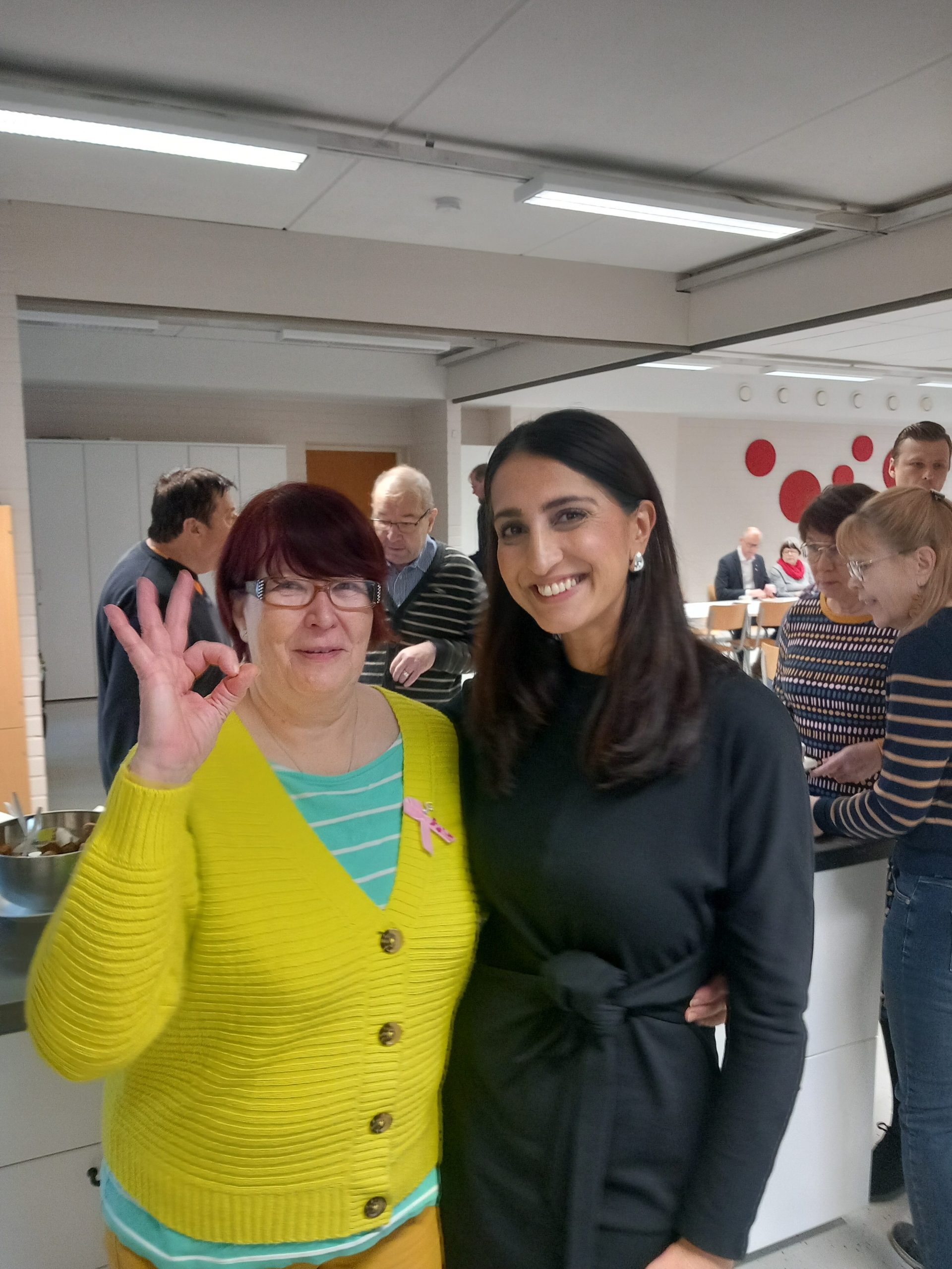 Nasima Razmyar vieraili Harjavallassa 19.10.2024