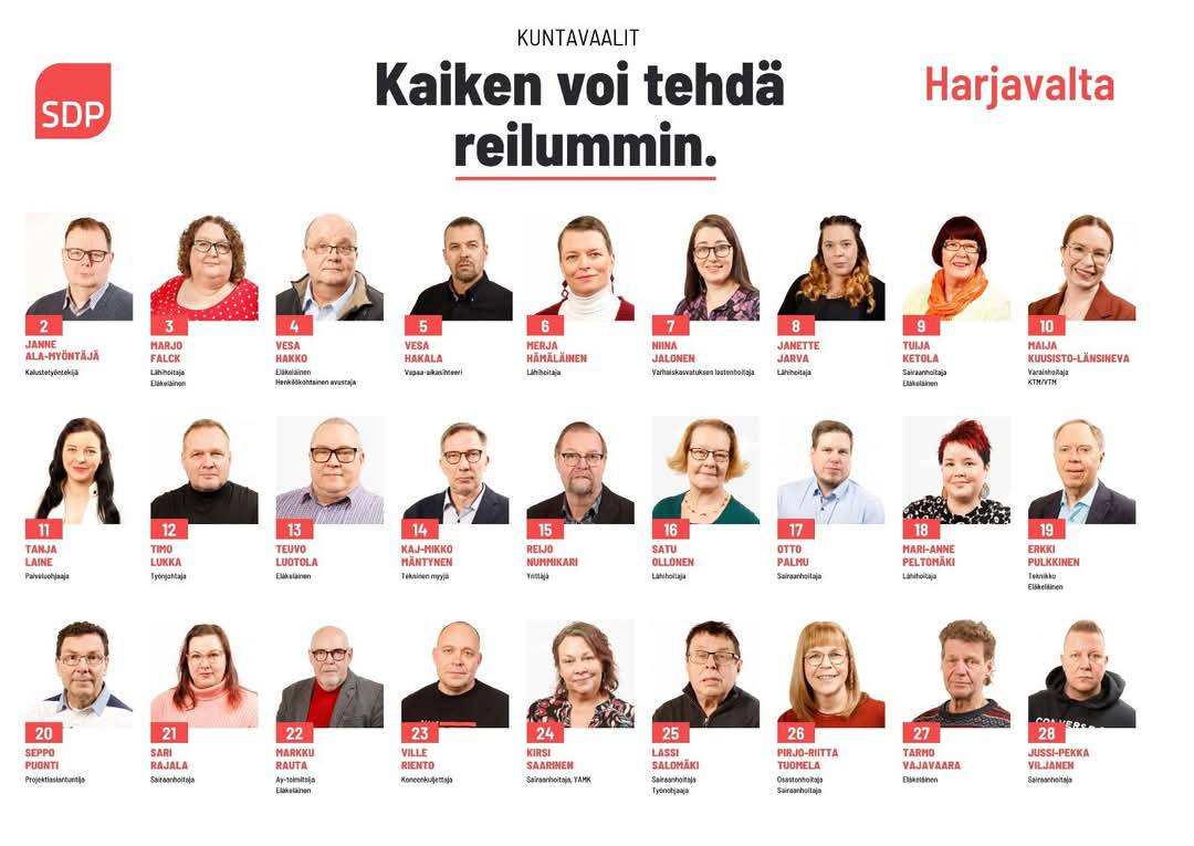 Muista käyttää ääntäsi !